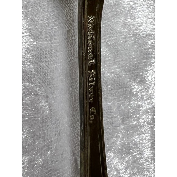 National Silver Co. Siverplate 1930's Princess Royal Pie Server Slotted Serving - Picture 4 of 7